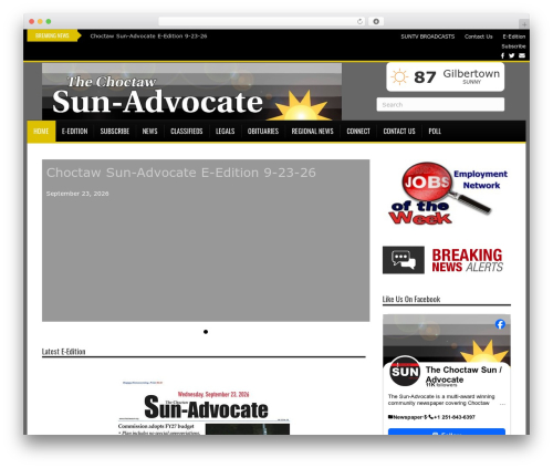 Webads admin WordPress plugin - choctawsun.org