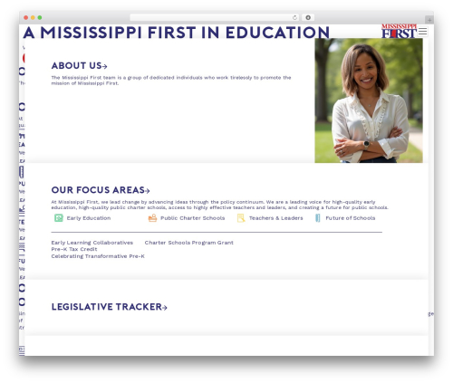 Elevation WordPress theme - mississippifirst.org