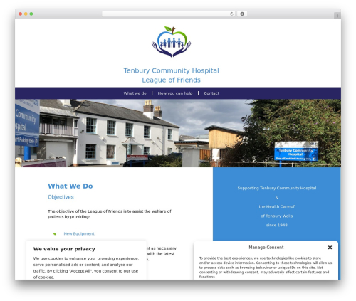 Hello Elementor WordPress theme - tenburyhospital-leagueoffriends.co.uk
