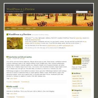 MelWeb WordPress theme by Sadish