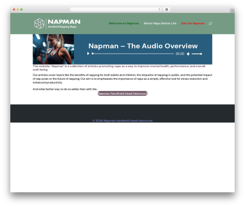 Theme WordPress Divi - napmanheadhammock.com