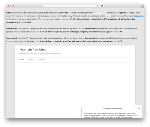 Tiny Framework free website theme - fountainpen.ninja Tiny Framework free website theme - fountainpen.ninja