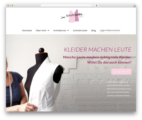 WordPress theme Thrive Theme Builder - schnittstudio-berlin.com