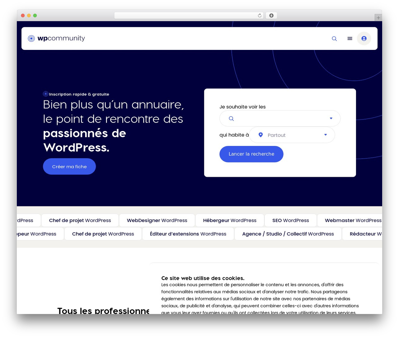 WP Community Theme WordPress theme - www.wp-community.fr