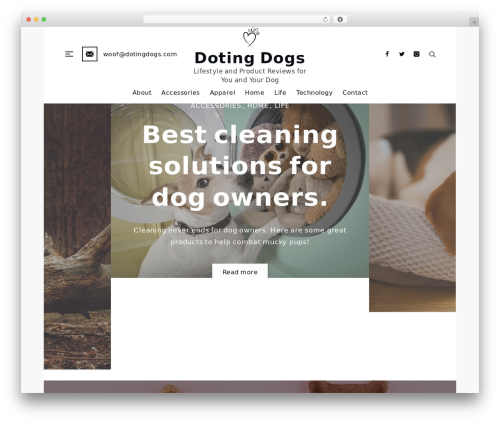 yuma WordPress theme - dotingdogs.com