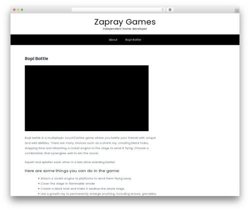 Code Blog WordPress theme - zapraygames.com Code Blog WordPress theme - zapraygames.com