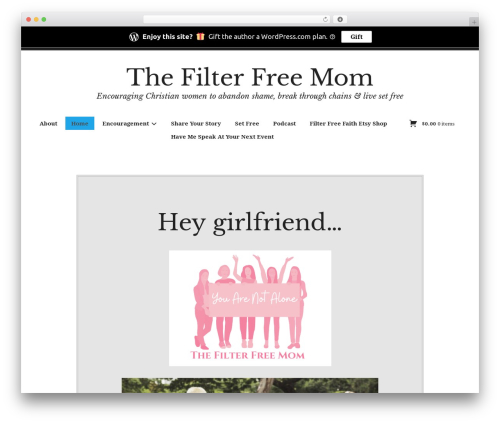 Theme WordPress Radcliffe 2 - thefilterfreemom.com