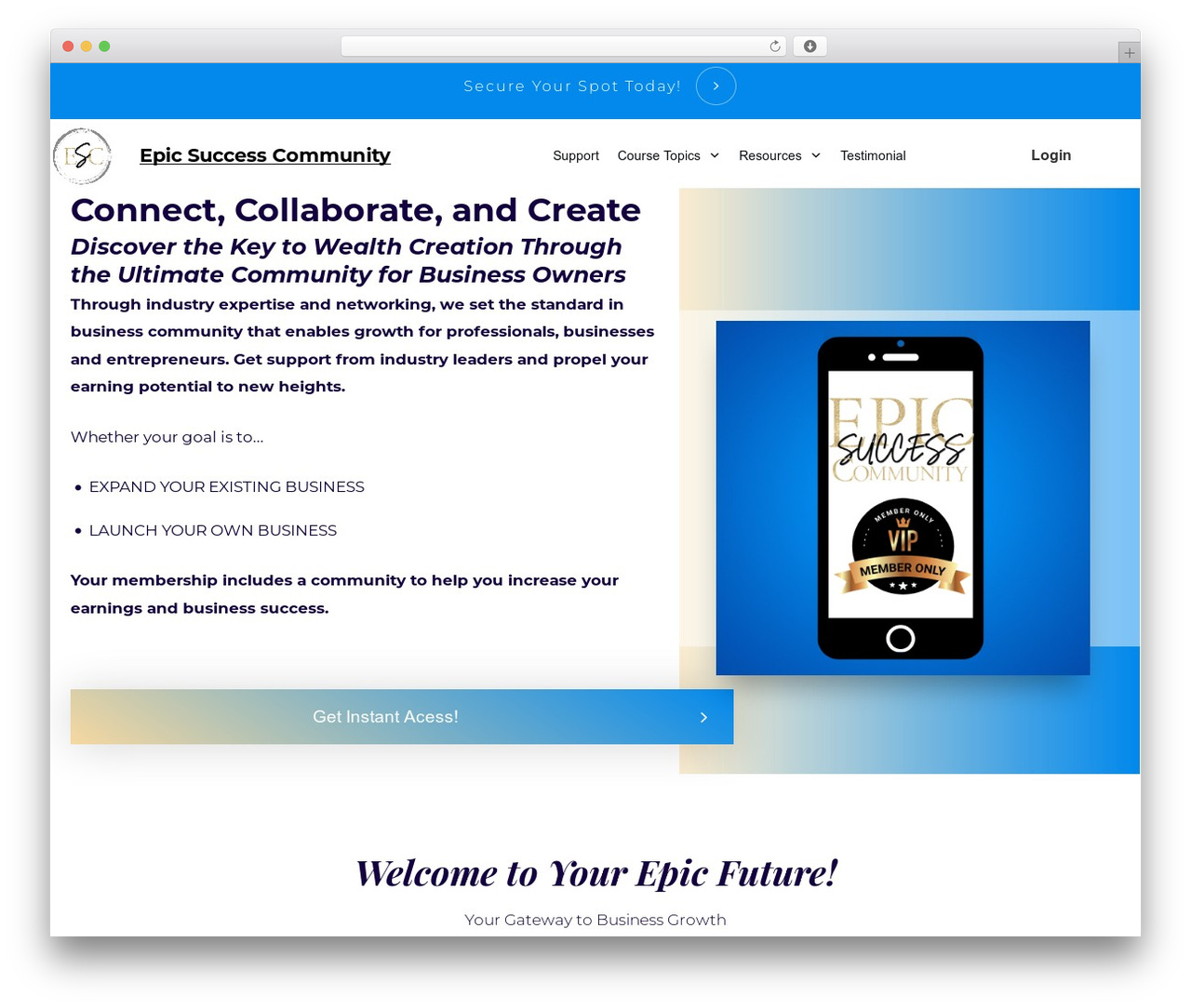 Thrive Theme Builder WordPress theme - epicsuccesscommunity.com Thrive Theme Builder WordPress theme - epicsuccesscommunity.com
