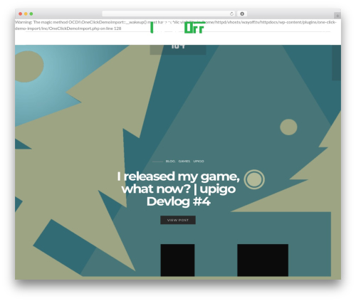 WordPress theme Authentic - wayoff.tv