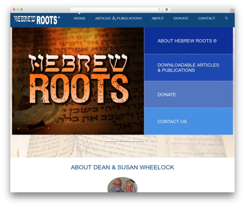 Cherry parallax WordPress plugin - hebrewroots.net