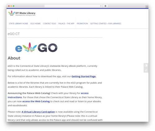 AccessPress Ray WordPress theme - egoct.org