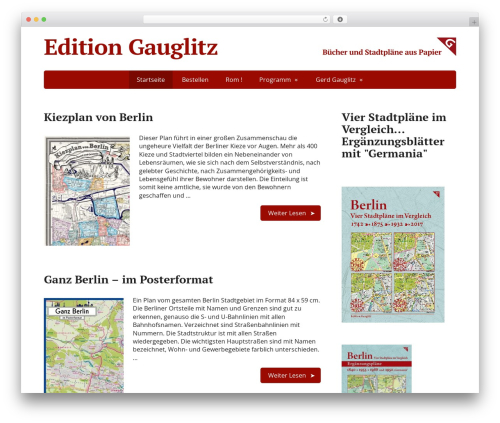 Basic WP theme - edition-gauglitz.de
