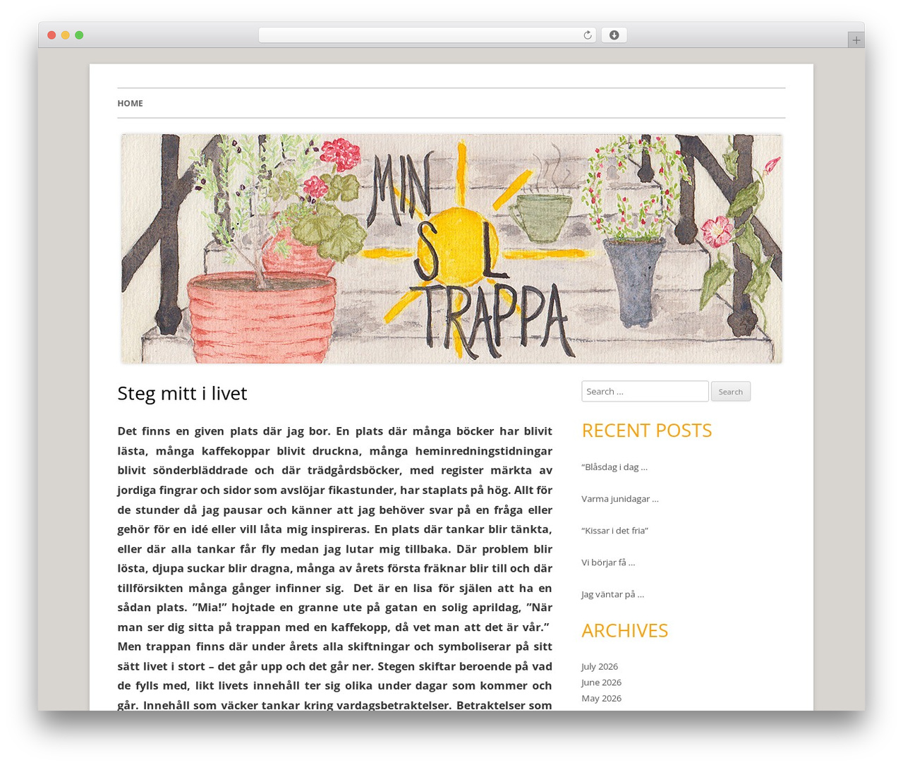 Best WordPress theme Tiny Forge - minsoltrappa.se