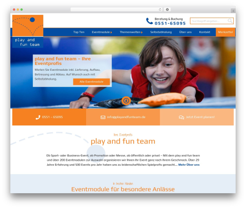 cm-theme WordPress theme - playandfunteam.de