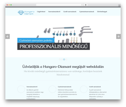 Epical WordPress theme - hungaro-diamant.eu