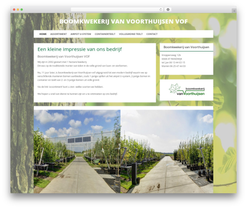 Halifax theme WordPress - boomkwekerijvanvoorthuijsenvof.nl