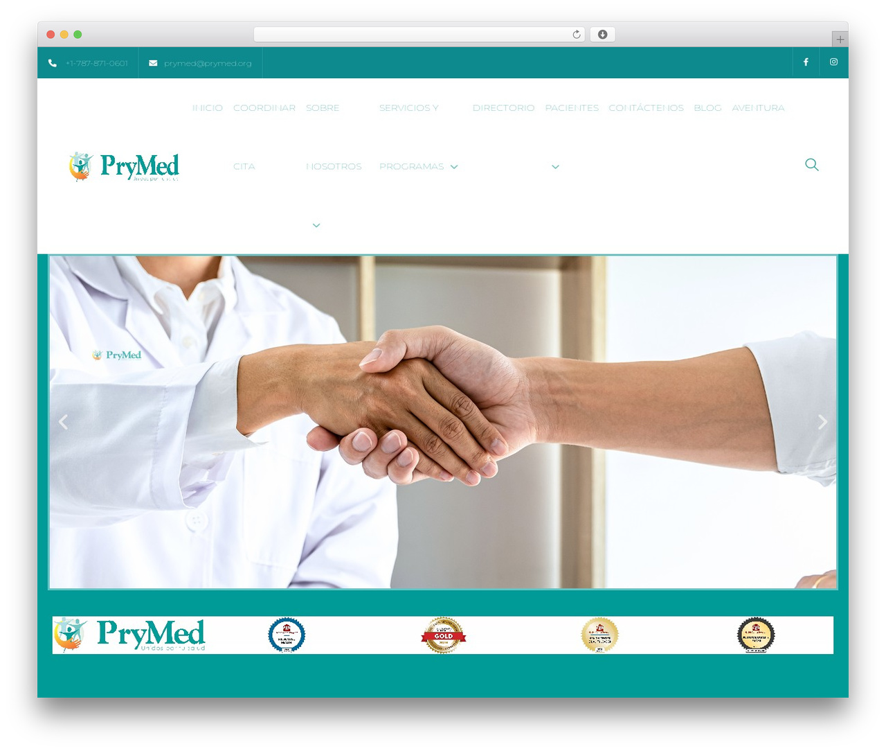 Theme WordPress medicate - prymed.org