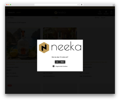 Theme WordPress Modave - neeka-shop.de