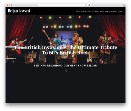 WordPress Starter Theme WordPress theme - thebritishinvasion.org