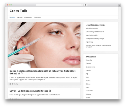 WordPress theme NEBlue - crosstalk.hu