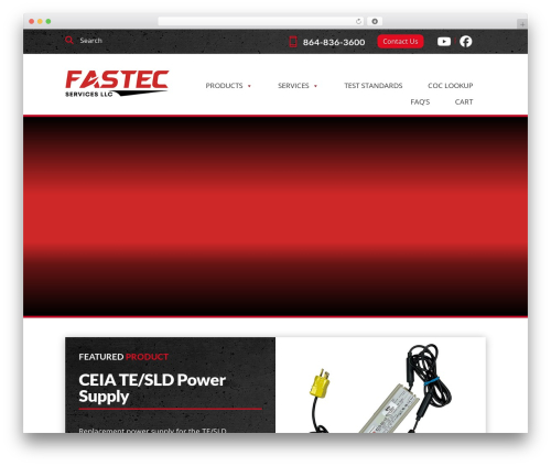 WordPress theme Custom Responsive (SASS) Theme - fastecservices.com