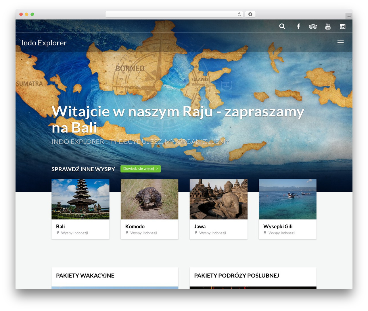 WordPress theme Go Explore! - indo-explorer.pl
