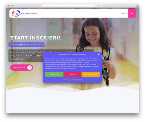 Atom Framework Six WordPress theme - waldorfsophia.ro