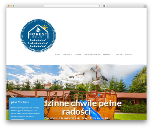 Divi WordPress theme - domkiforest.pl