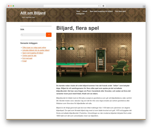 Facade top WordPress theme - alltombiljard.se