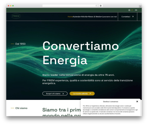 Impreza WordPress theme - friem.com