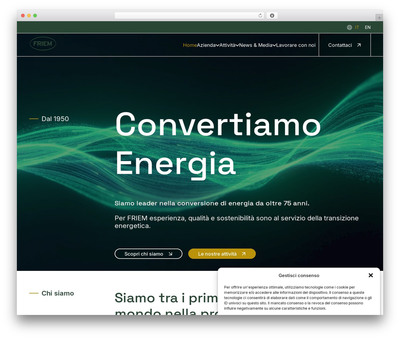Impreza WordPress theme - friem.com
