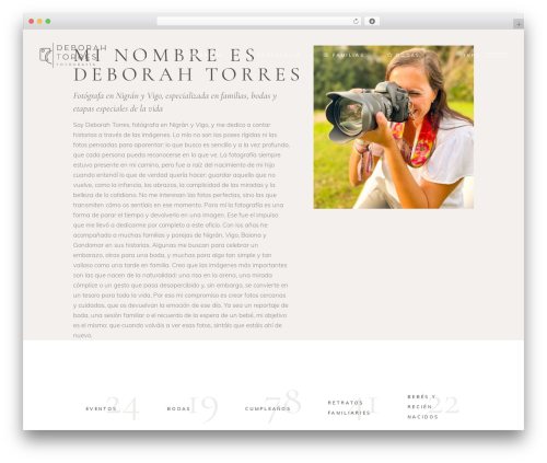 Solene core WordPress plugin - deborahtorresfotos.com
