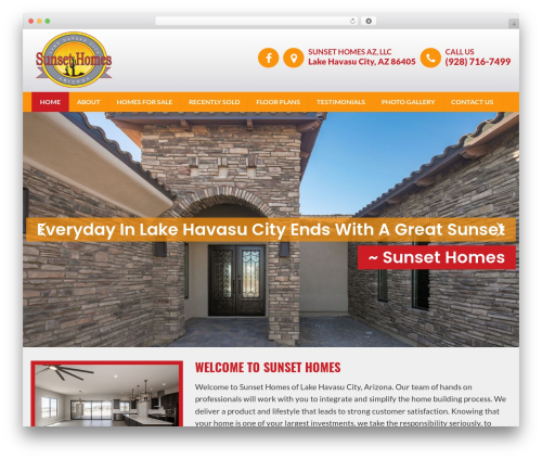 Sunset WP theme - sunsethomesaz.com