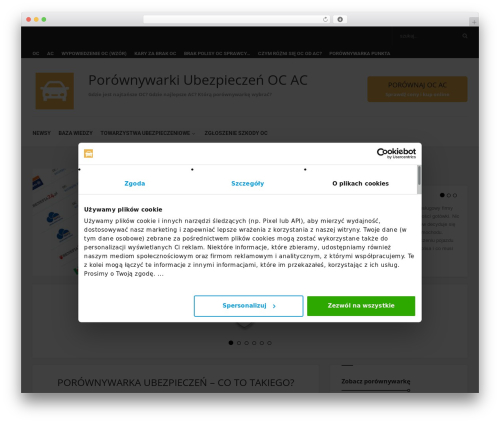 Time Less WordPress theme - porownywarki-ubezpieczen.pl