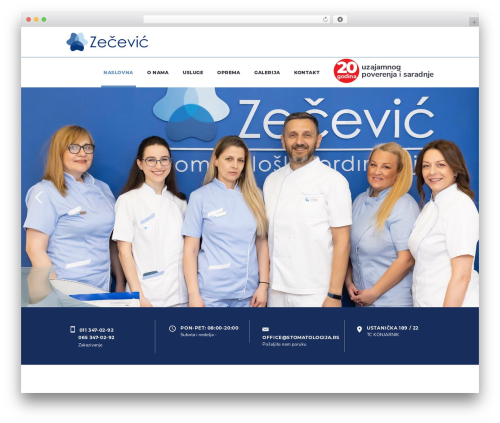 WordPress theme HouseMed - stomatologija.rs