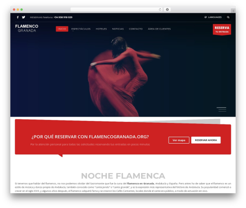 WordPress theme Kallyas - flamencogranada.org