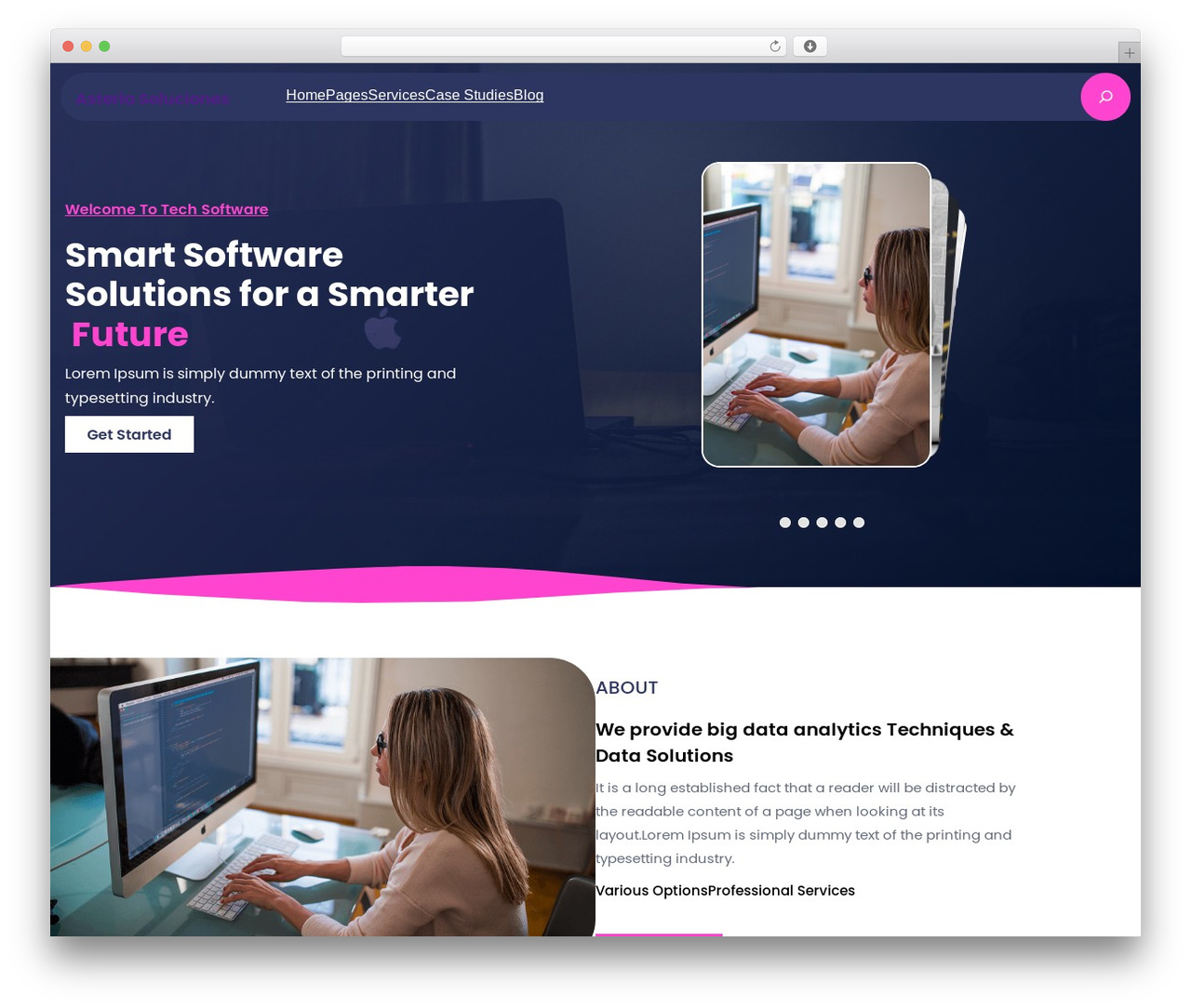 WordPress website theme Tech Software - asteriasoluciones.com WordPress website theme Tech Software - asteriasoluciones.com