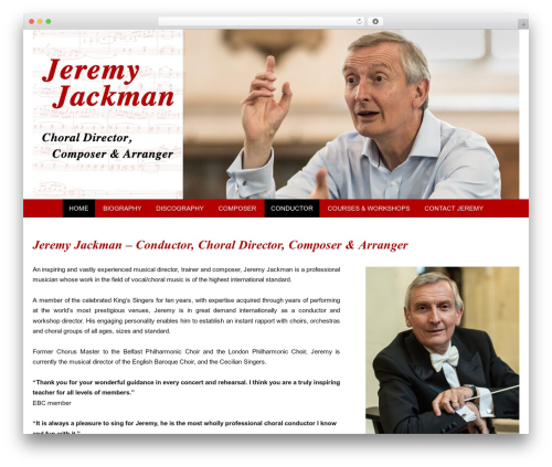WP Simple Pro WordPress theme - uksingers.net