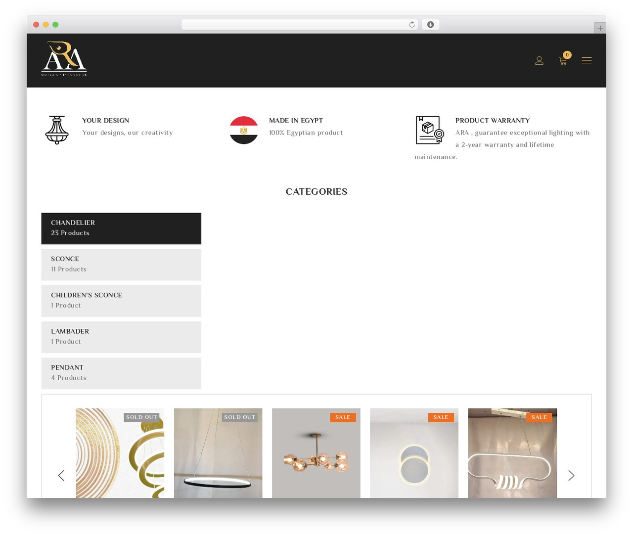 Drile WordPress theme - ara-eg.com