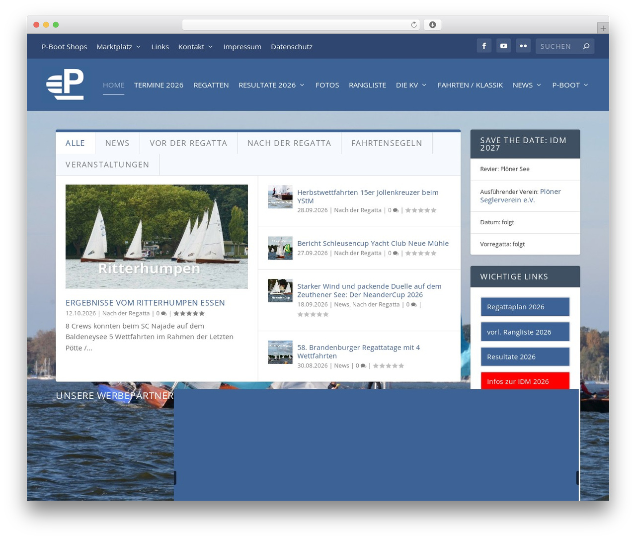 Extra WP theme - p-boot.de Extra WP theme - p-boot.de
