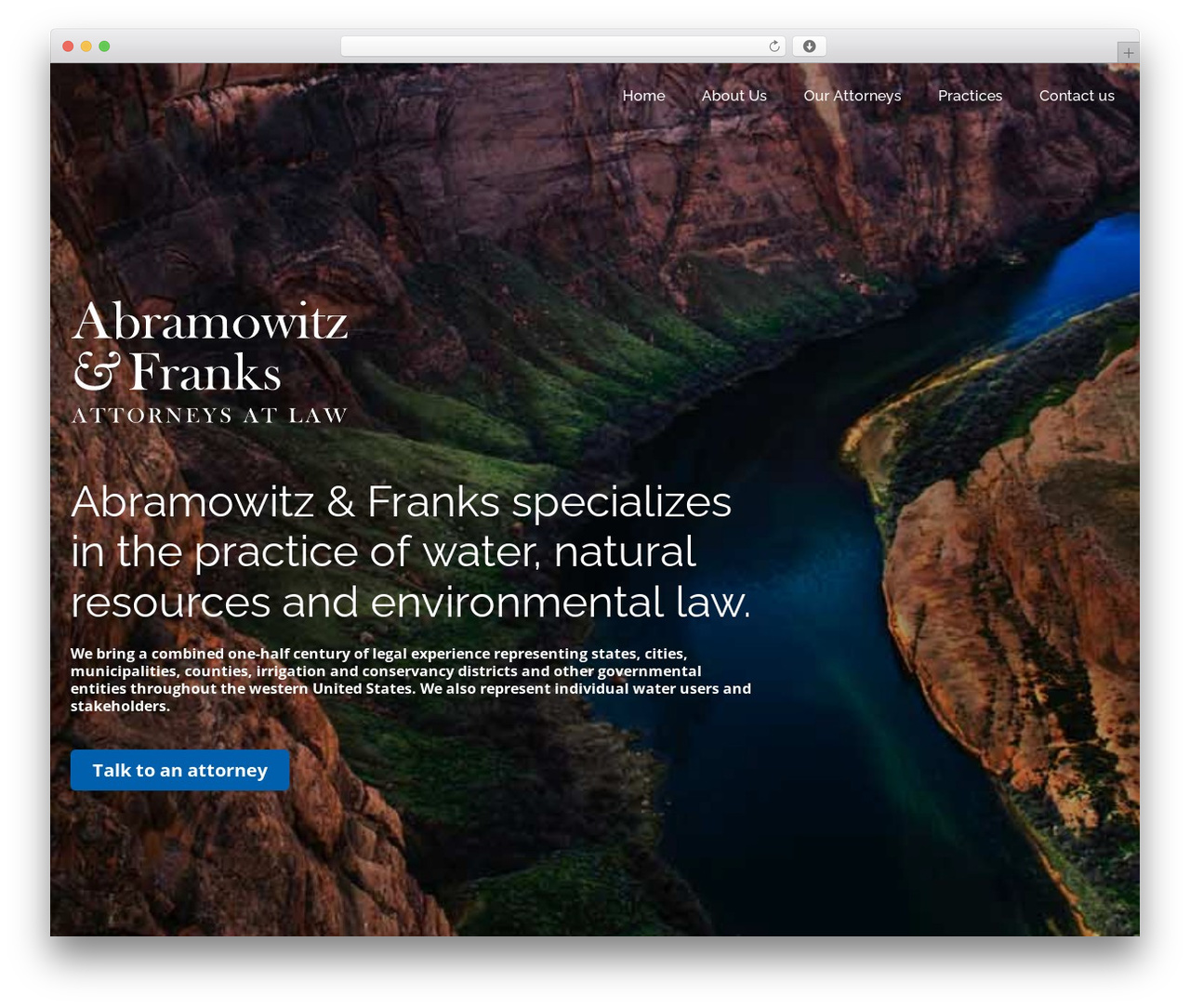 Lambda WordPress page theme - naturalresourcelaw.net