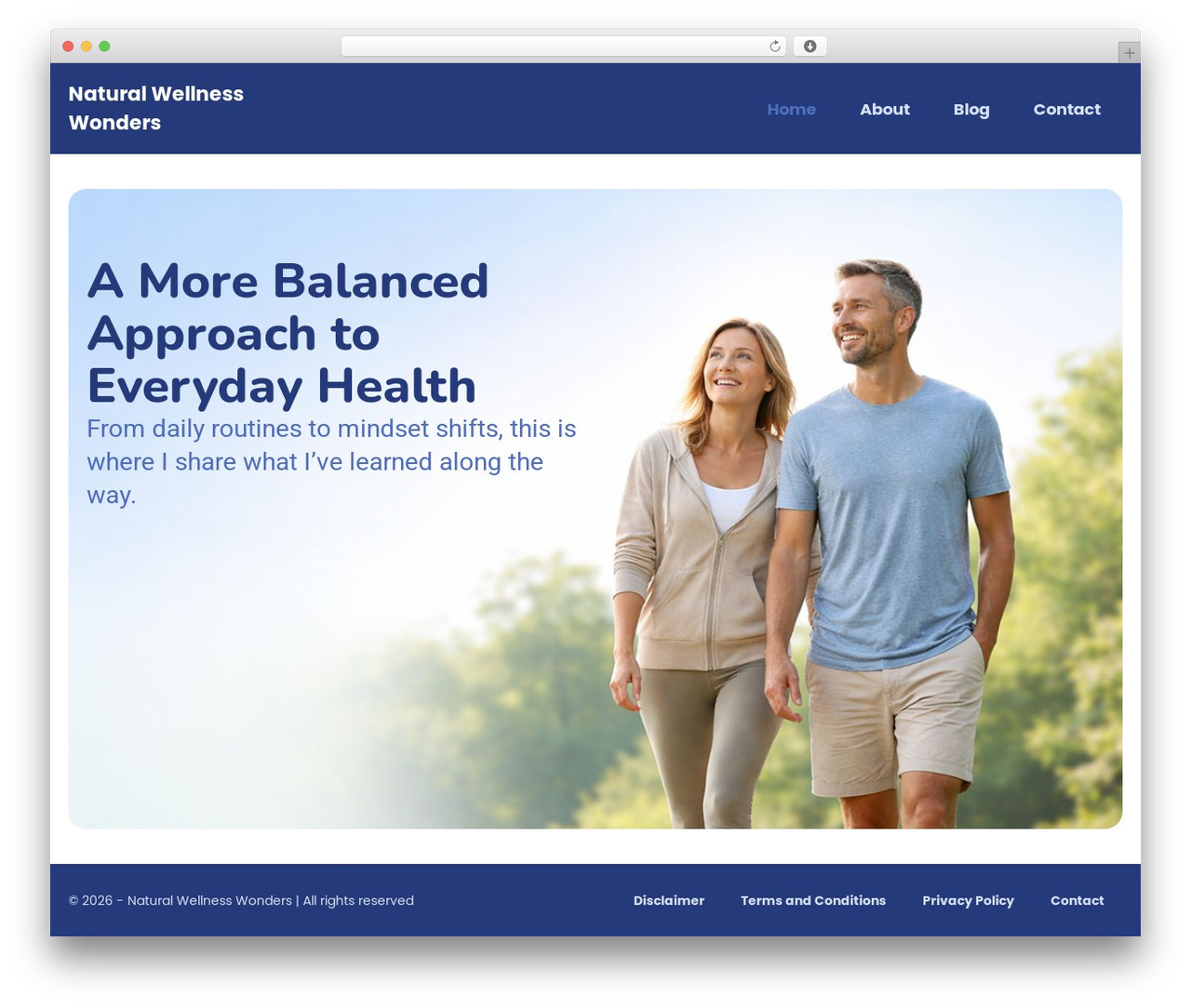 Page Builder Framework WordPress theme - naturalwellnesswonders.com