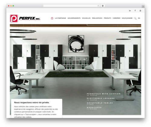 Perfix WordPress theme - perfix.ca