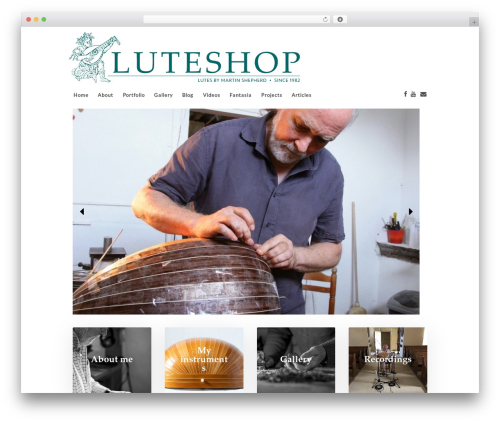 Responsive Pro WordPress shopping theme - luteshop.co.uk
