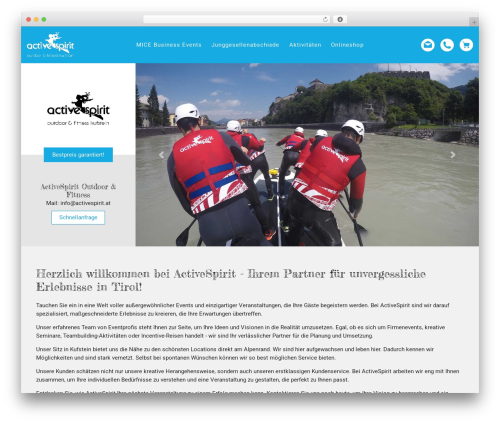 UnderStrap Child gym WordPress theme - activespirit.at