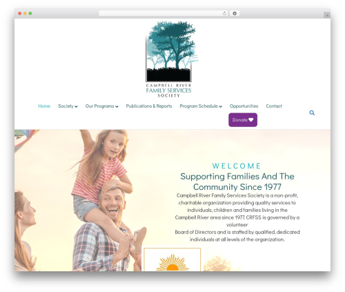WordPress theme Beaver Builder Theme - crfamilyservices.ca