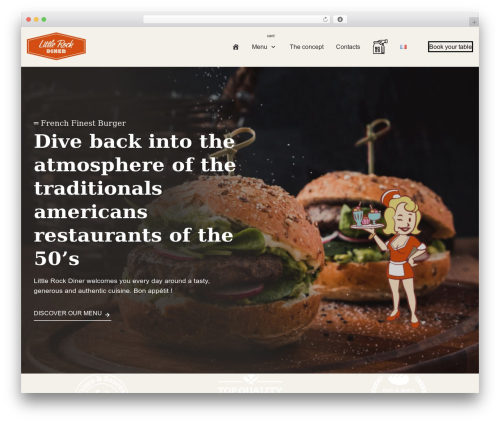 Grimlock elementor WordPress plugin - littlerockdiner.com
