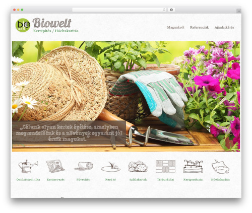 Bootstrap Canvas WP WordPress theme - biowelt.hu