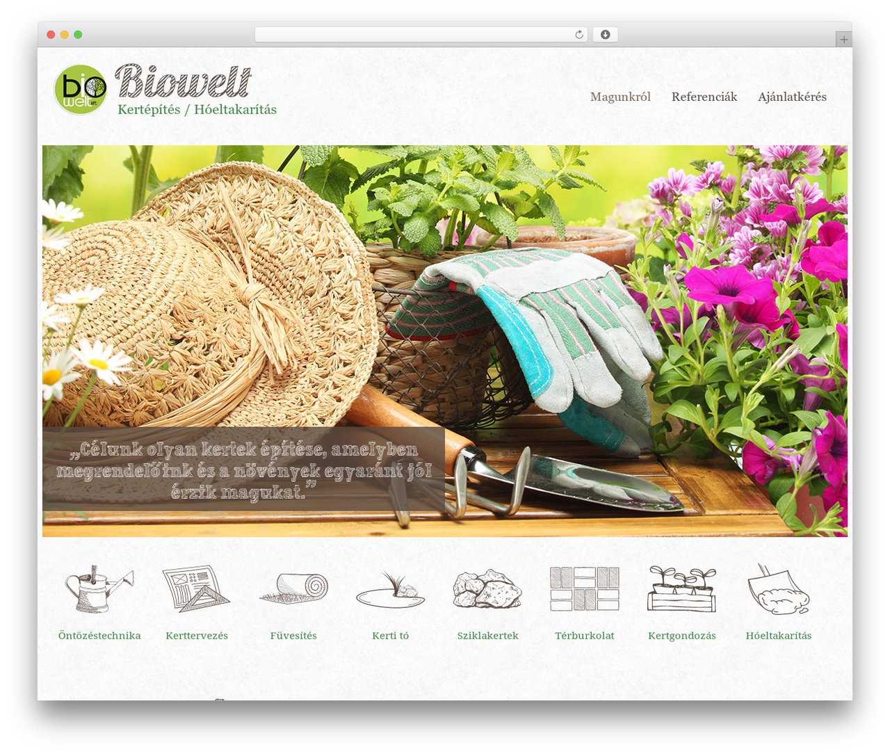 Bootstrap Canvas WP WordPress theme - biowelt.hu
