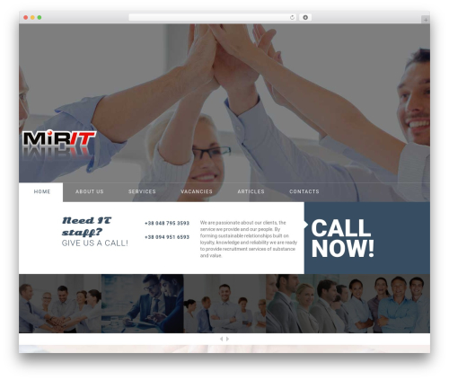cherry WordPress theme - mirit.net